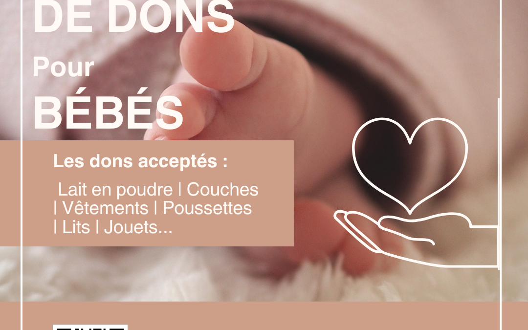 Des dons pour les bébés entreprise