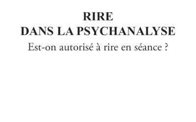 Édition Livre ETAP 2026 : « Rire dans la psychanalyse »